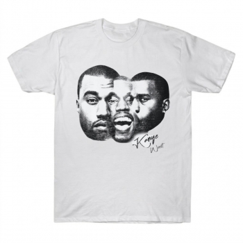 Kanye West Tri-Portrait Expression Graphic Tee