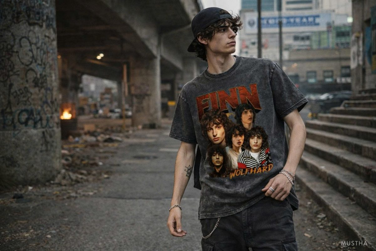 Finn Wolfhard Vintage Star T-shirt