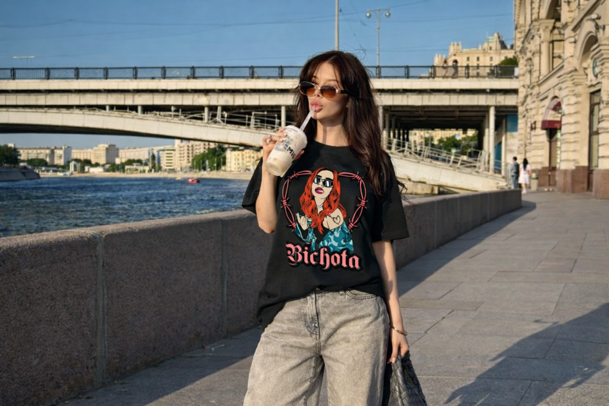 Karol G Bichota Heart Barbed Star T-shirt