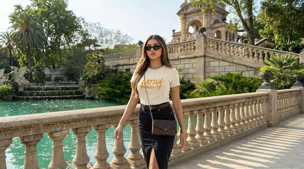 Karol G Latina Foreva Typography Graphic Tee