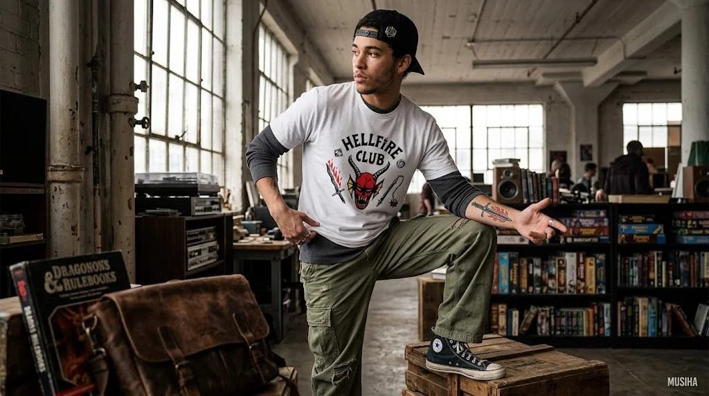 Stranger Things Hellfire Club Graphic Tee