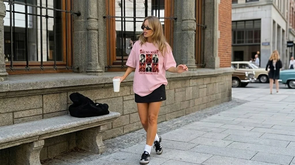 Bruno Mars The Romantic Tour Collage Tee 4