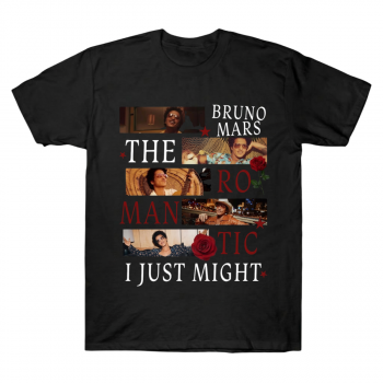Bruno Mars Romantic Tour Dates Graphic Shirt