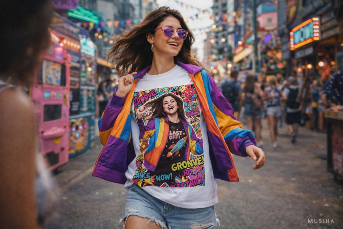 Selena Gomez Pop Art Energy T-shirt