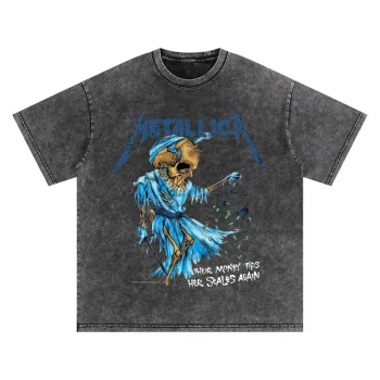 Justin Bieber Inspired Metallica Vintage Tee