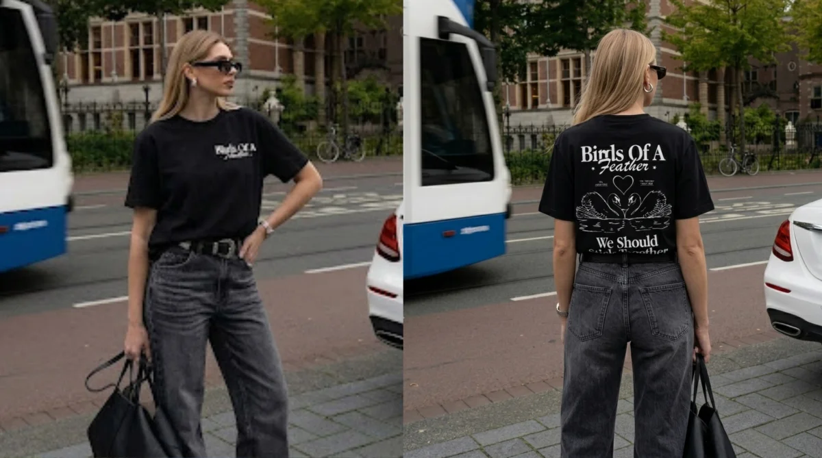 Billie Eilish Birds Of A Feather Two Sided Tee 4 Billie Eilish Birds Of A Feather Two-Sided Graphic Tee