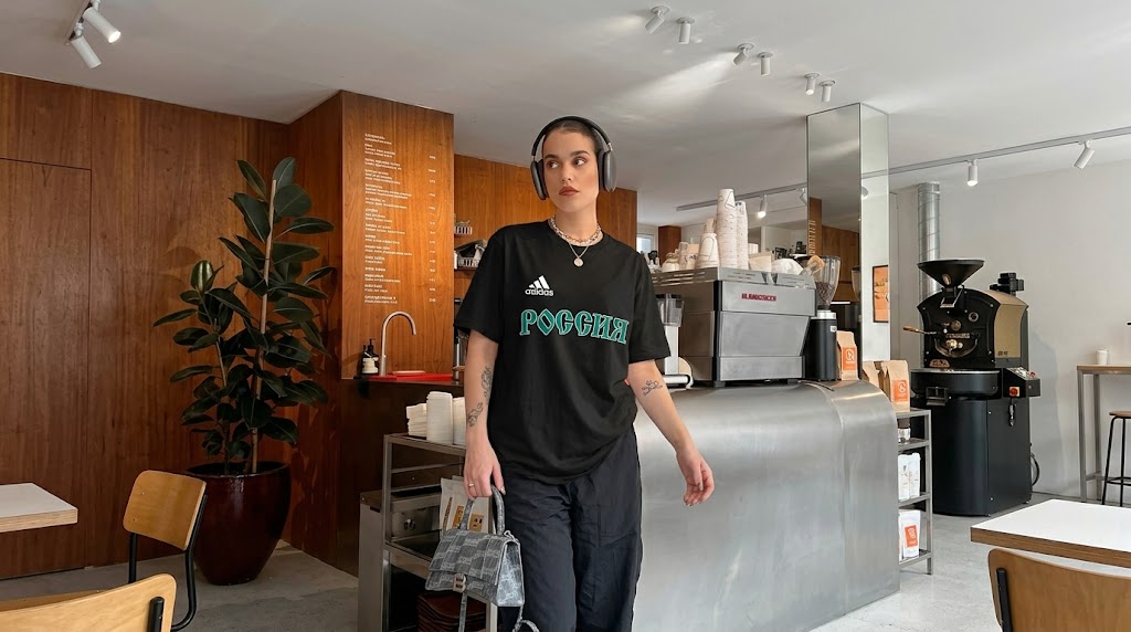 Hailey Bieber Inspired Rossiya Russia Vintage Tee