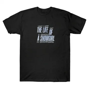 Taylor Swift Showgirl Minimalist Lyric Tee