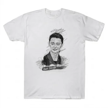 Noah Schnapp Artistic Sketch Portrait Graphic Tee
