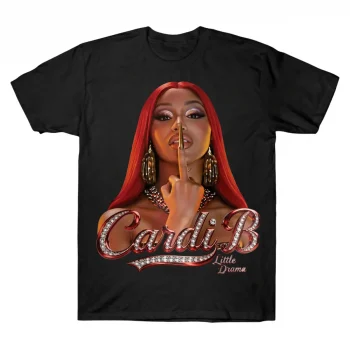 Cardi B Red Hair Little Drama Tee