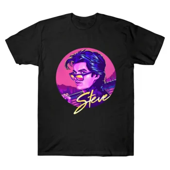 DJO Joe Keery Retro Synth Wave Icon Style Tee