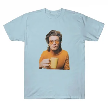 DJO Joe Keery Soft Cool Icon Morning Look Top