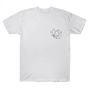 BTS Butterfly Logo Two-Sided Graphic Tee