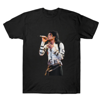 Michael Jackson Singing Live Bad World Tour Tee