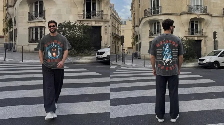 Jamie Campbell Bower Dark Fantasy Acid Wash Tee