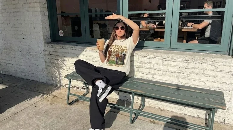 Jamie Campbell Bower Safety Education Graphic Tee Retro