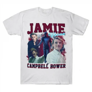 Jamie Campbell Bower Vintage Collage Vecna Graphic Tee