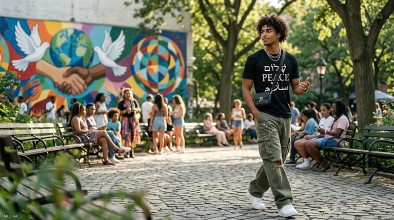 Jay-Z Global Peace Unity Graphic Tee