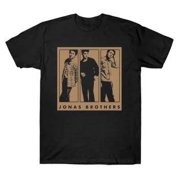 Jonas Brothers Classic Star Beat Iconic Piece Tee
