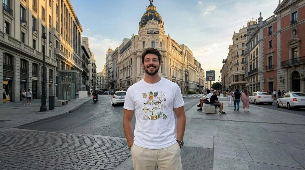 Noah Kahan Stick Season Doodle Iconic Tee