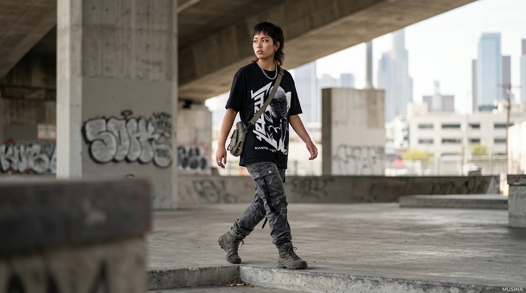 Kanye West Yeezus Mask Portrait Graphic Tee 4 Kanye West Yeezus Mask Portrait Graphic Tee