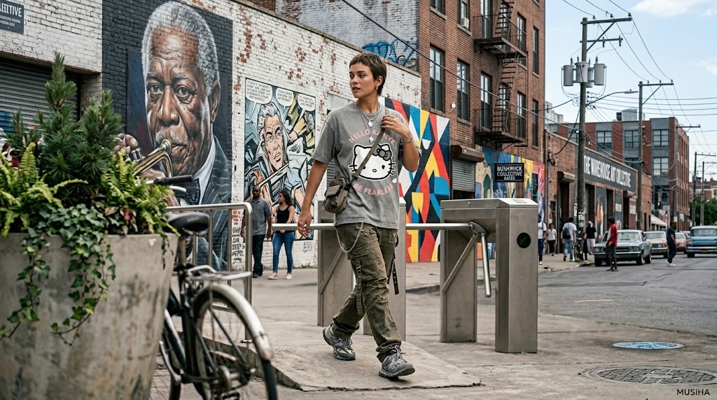 Kanye West Hello Kitty Be Fearless Graphic Tee