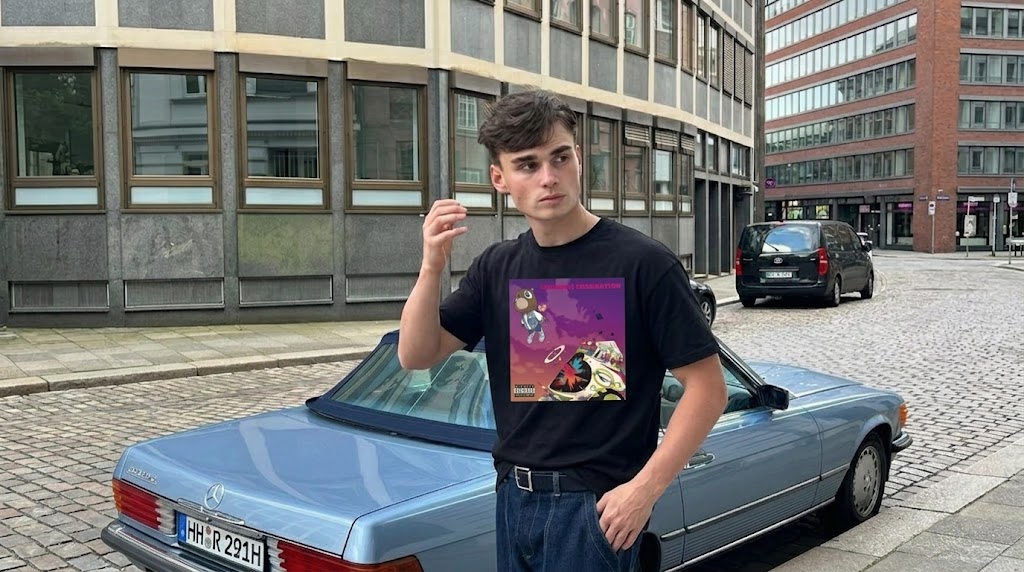 Kanye West Graduation Album Cover Graphic Tee 4 Kanye West Graduation Album Cover Graphic Tee