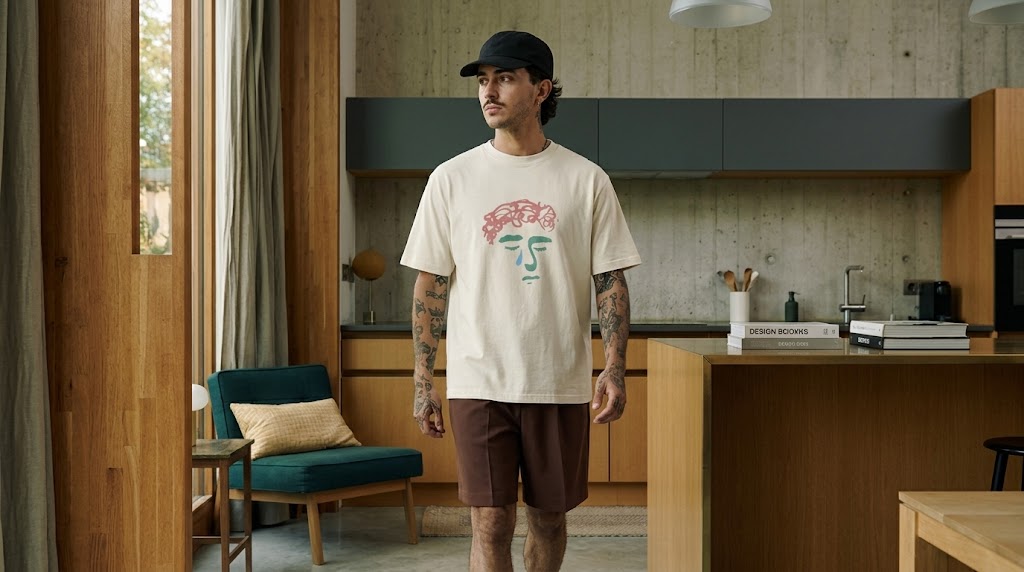 Lauv First Heartbreak Crying Face Tee Lifestyle