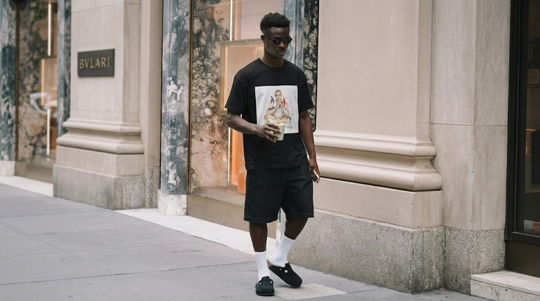 Lauv Artistic Miniature Collage Graphic Tee Lifestyle