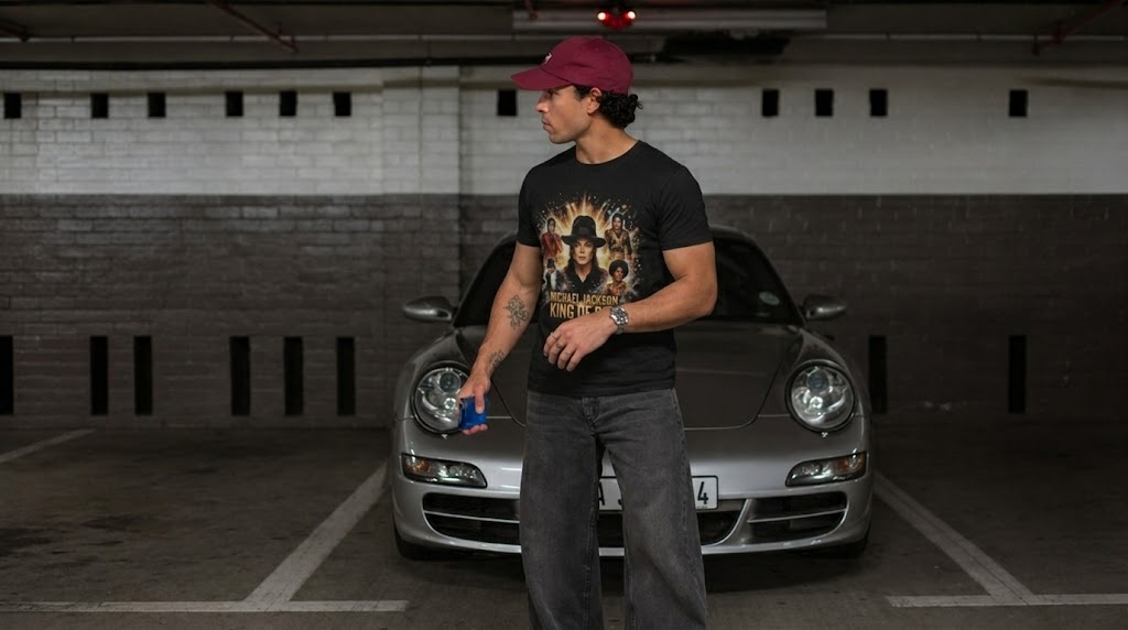 Michael Jackson King of Pop Eras Collage Tee