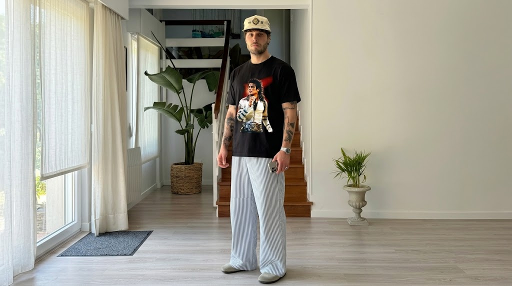 Michael Jackson Bad World Tour Live Graphic Tee