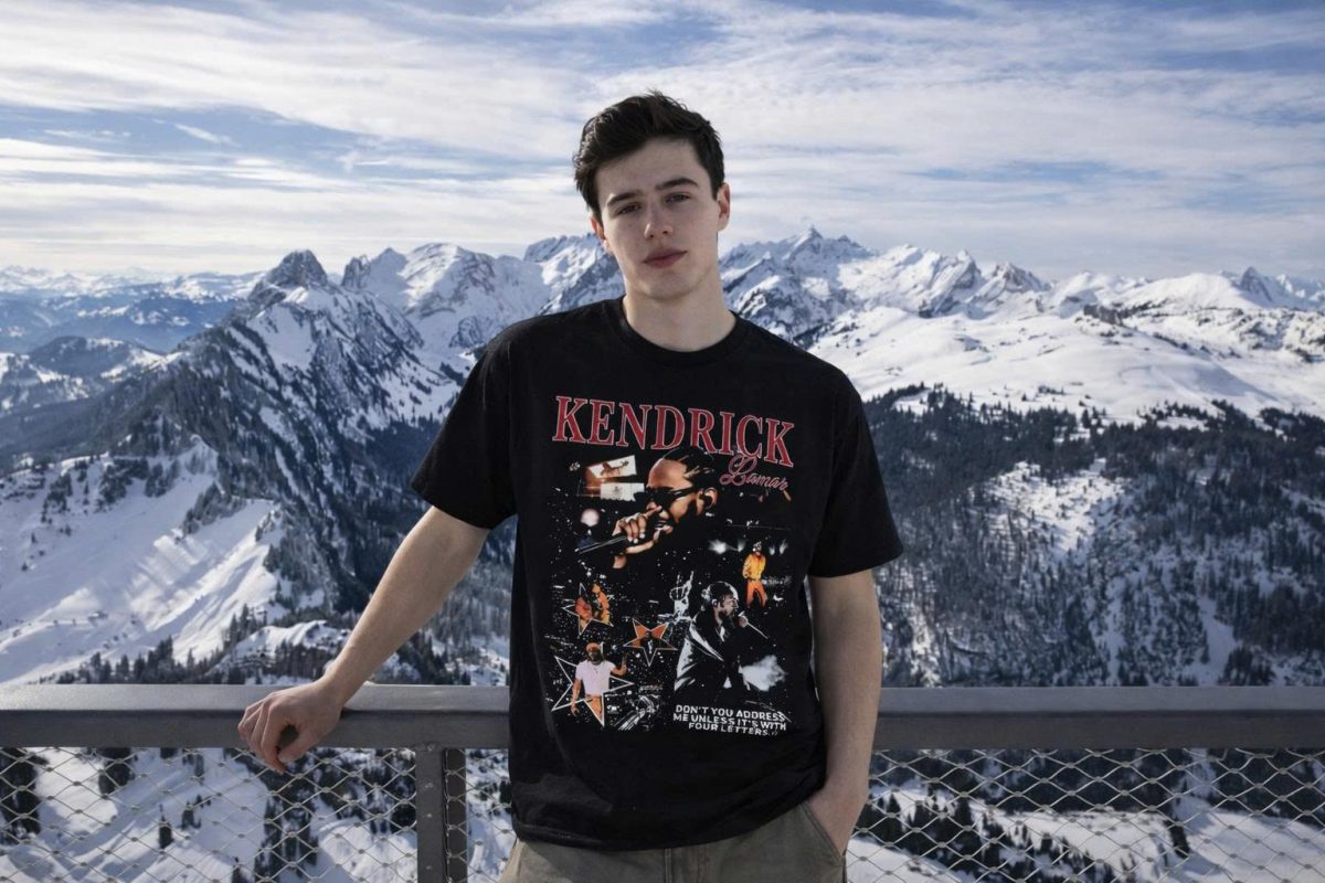 Kendrick Lamar Four Letters Vintage Collage Tee