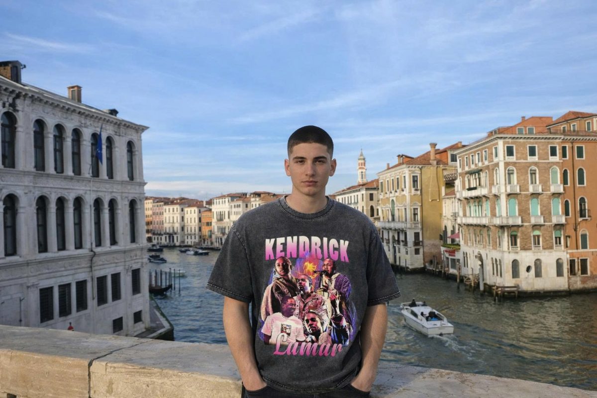 Kendrick Lamar Vintage Collage Purple Star Tee