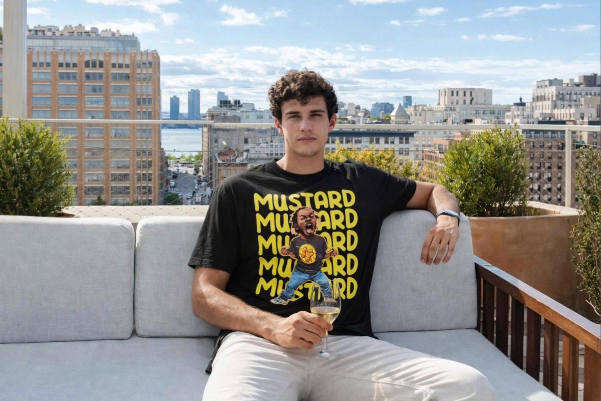 Kendrick Lamar Mustard Cartoon Iconic Tee