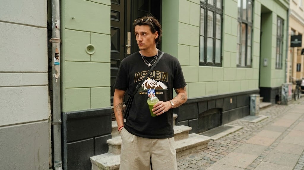 Marshmello Aspen Mountain Varsity Graphic Tee