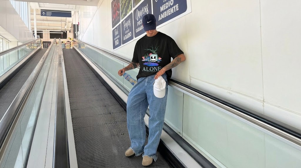 Marshmello Alone Pixel Art Graphic T-Shirt