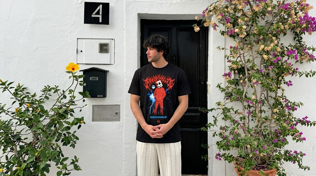 Marshmello Moonlight Lightning Graphic Tee