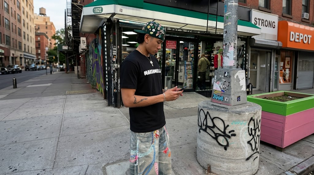 Marshmello Bubbly Typography Graphic Tee