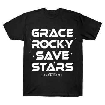 Project Hail Mary Grace Rocky Save Stars Tee