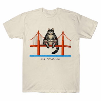 Project Hail Mary San Francisco Cat Tee