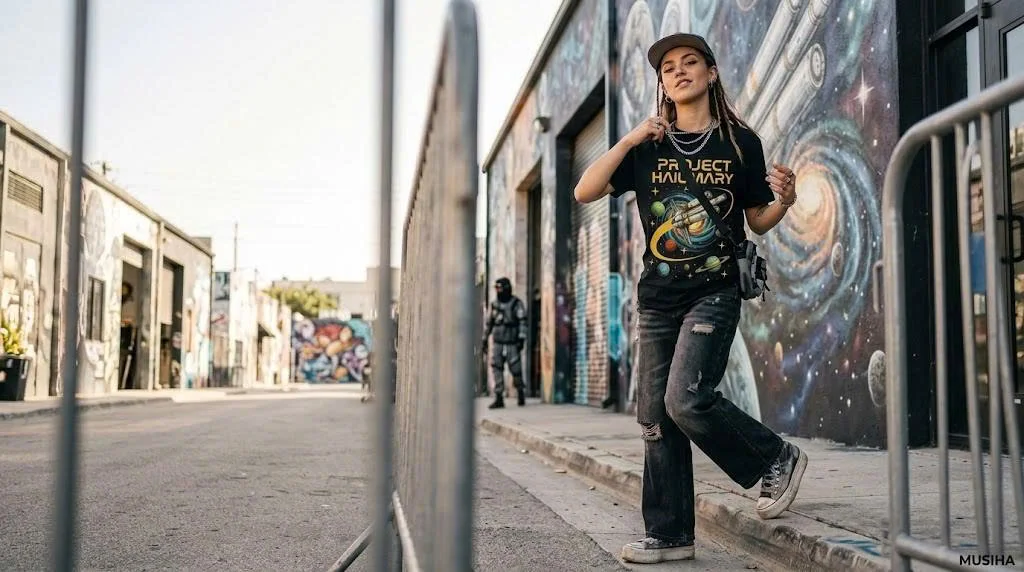 Project Hail Mary Solar System Galaxy Tee