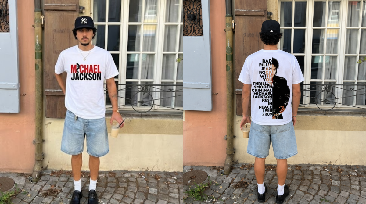 Michael Jackson Tribute Song List Graphic Tee