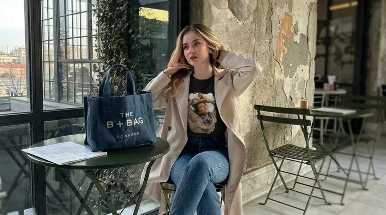 Millie Bobby Brown Aesthetic Distressed Graphic T-Shirt