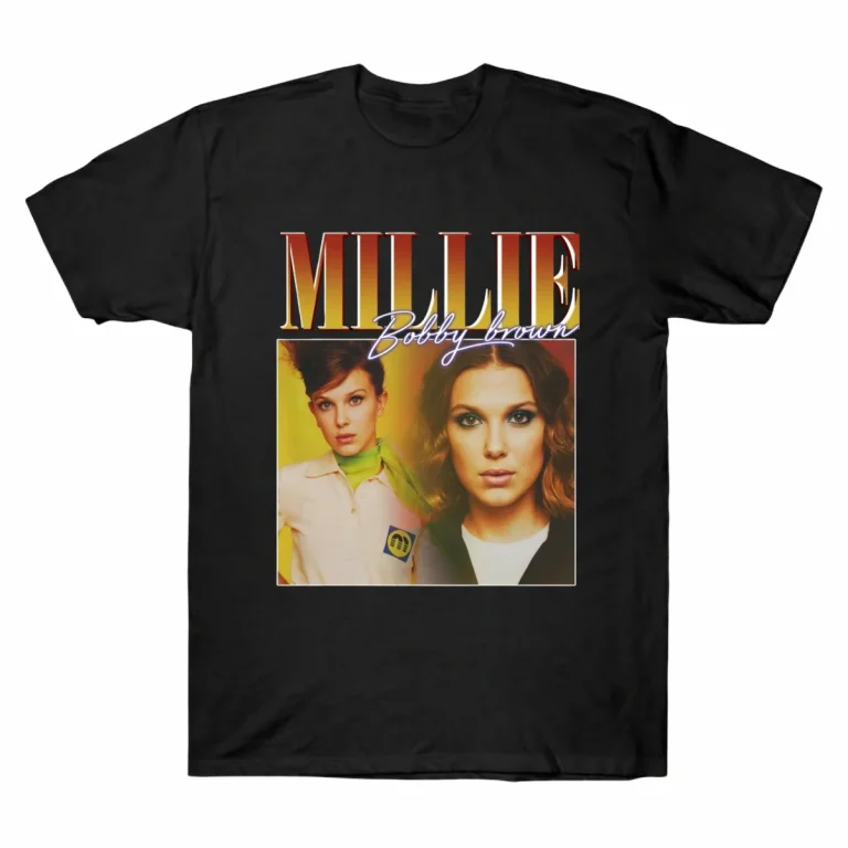 Millie Bobby Brown Vintage Graphic T-Shirt 6