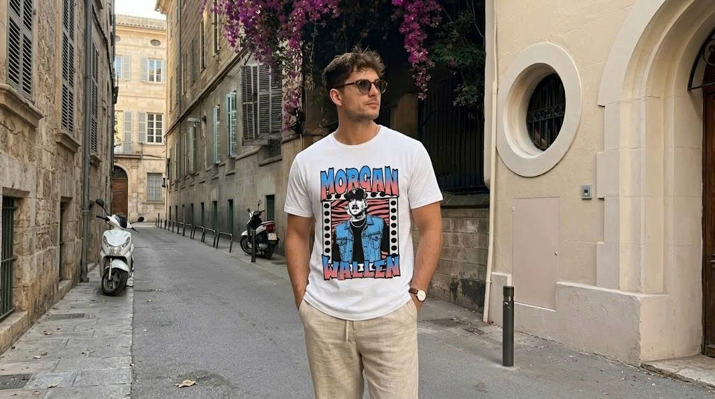 Morgan Wallen Retro Gradient Star Tee