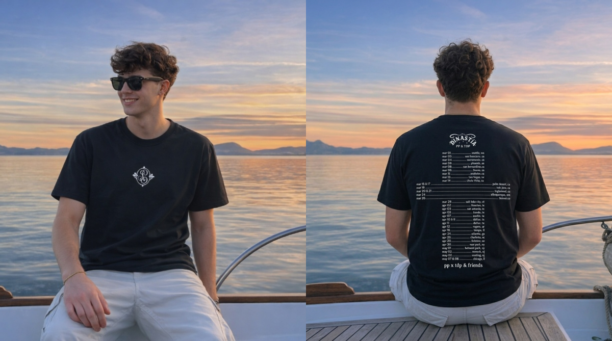 Peso Pluma Dinastia Cross Tour Dates Tee