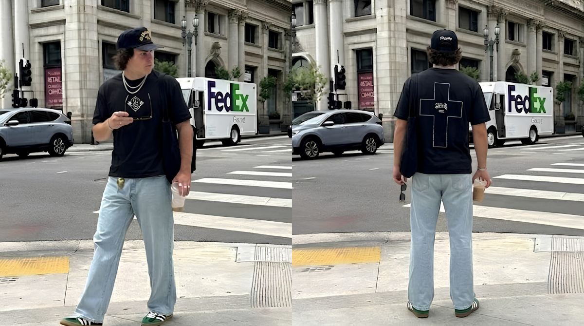 Peso Pluma Dinastia Tour Cross Dateback Tee