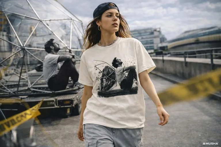 Project Hail Mary Character Sketch Artistic Tee