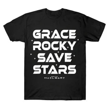 Project Hail Mary Grace Rocky Save Stars Tee