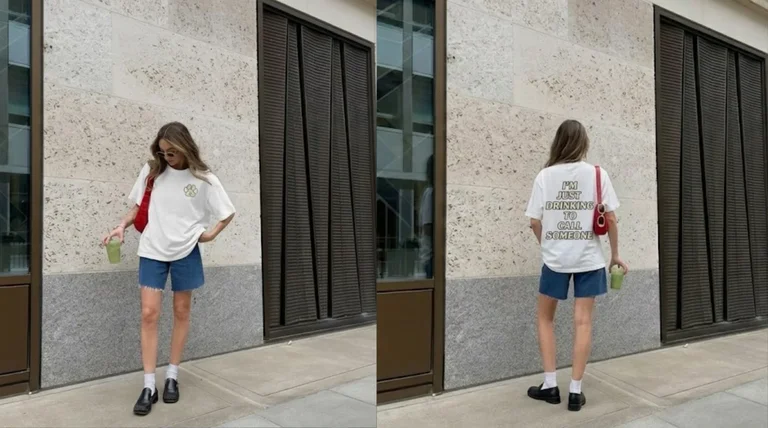 Sabrina Carpenter Drinking To Call Someone 2-Sided Tee 4 Sabrina Carpenter Drinking To Call Someone 2-Sided Tee